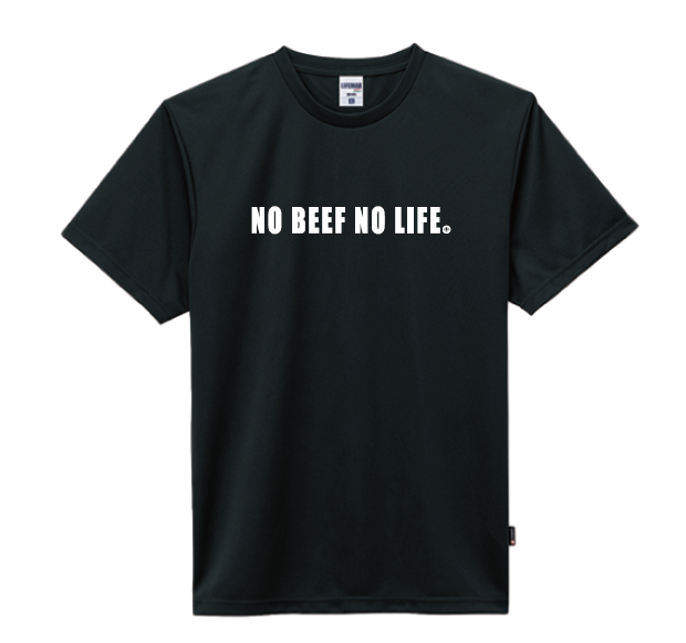 NO BEEF NO LIFE T-SHIRT<br>うしの中山ロゴ入り